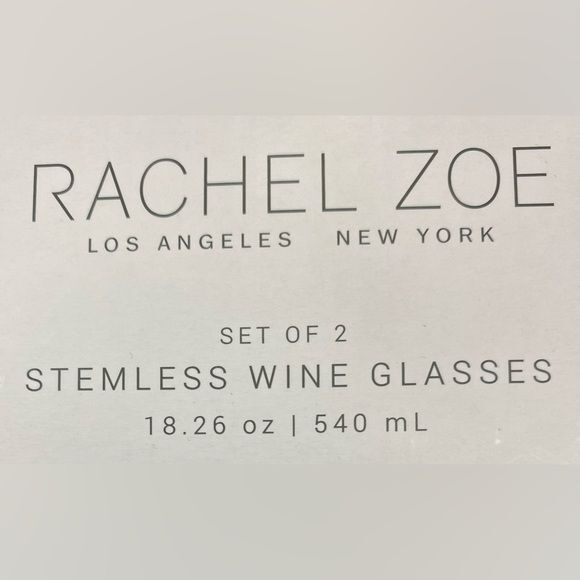 NIB Halloween Witch Set of 2 Stemless Wine Glasses 18.26 oz Rhinestones Bling - Picture 5 of 5